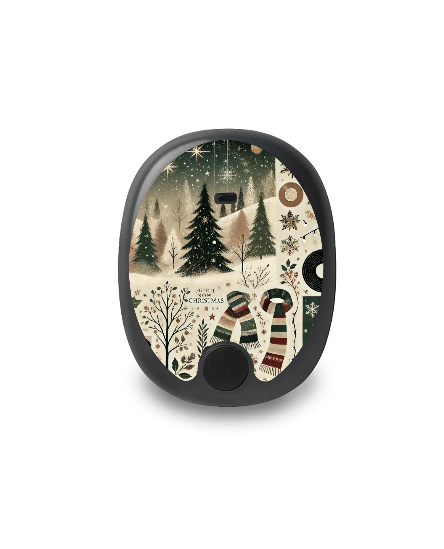 Cottagecore Christmas Sticker for Eversense Smart Transmitter Cottagecore Christmas Sticker for Eversense Smart Transmitter
