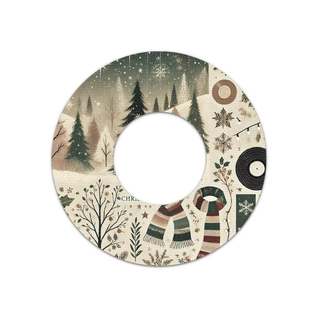Cottagecore Christmas Freestyle Libre 2 Patch Tape - Pump Peelz Cottagecore Christmas Freestyle Libre 2 Patch Tape - Pump Peelz