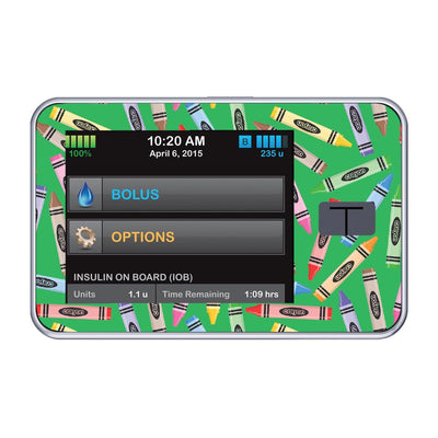 Crayons Sticker for Tandem t:slim Crayons Sticker for Tandem t:slim