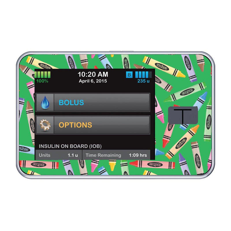 Crayons Sticker for Tandem t:slim Crayons Sticker for Tandem t:slim