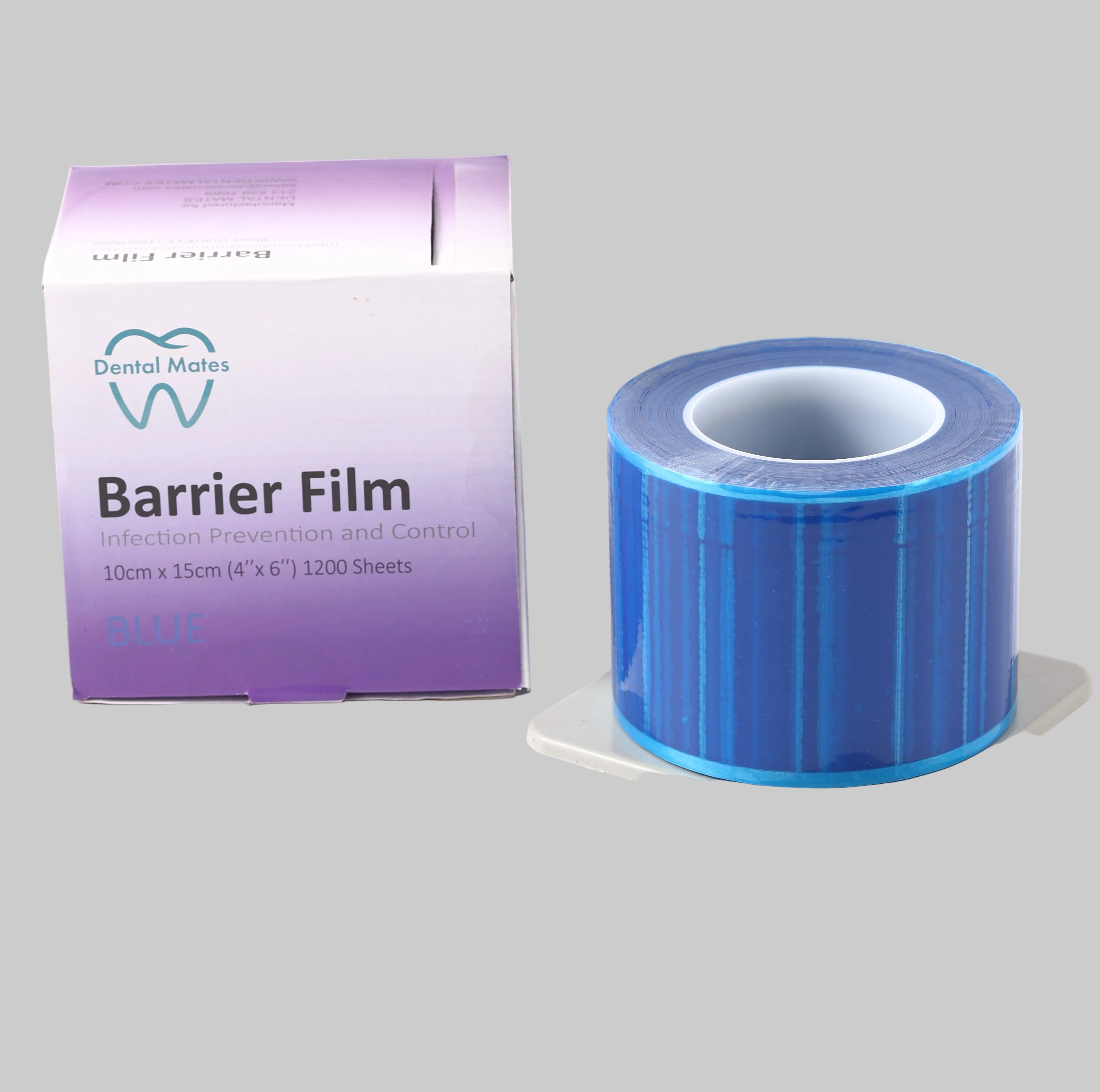 Dental Barrier Film Sticky Wrap in Blue 4" x 6" (1200 Sheet) Dental Barrier Film Sticky Wrap in Blue 4" x 6" (1200 Sheet)
