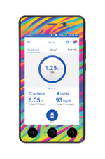 DayGlo Sticker for Omnipod DASH® PDM – Pump Peelz DayGlo Sticker for Omnipod DASH® PDM – Pump Peelz