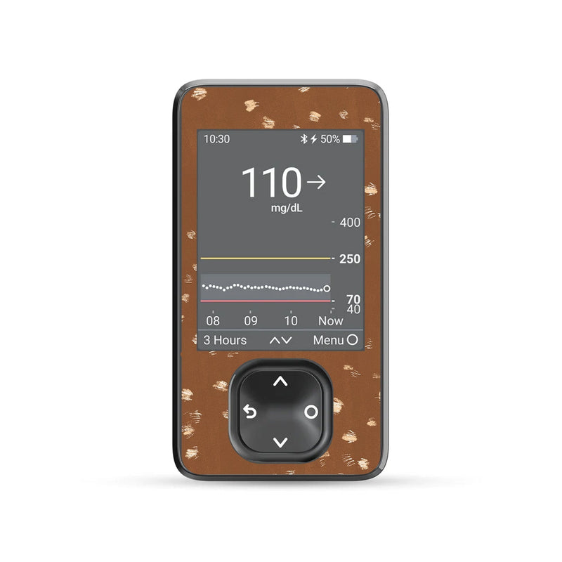 Deer Hide DEXCOM G7 and Stelo and G6 Touchscreen Receiver Sticker Deer Hide DEXCOM G7 and Stelo and G6 Touchscreen Receiver Sticker