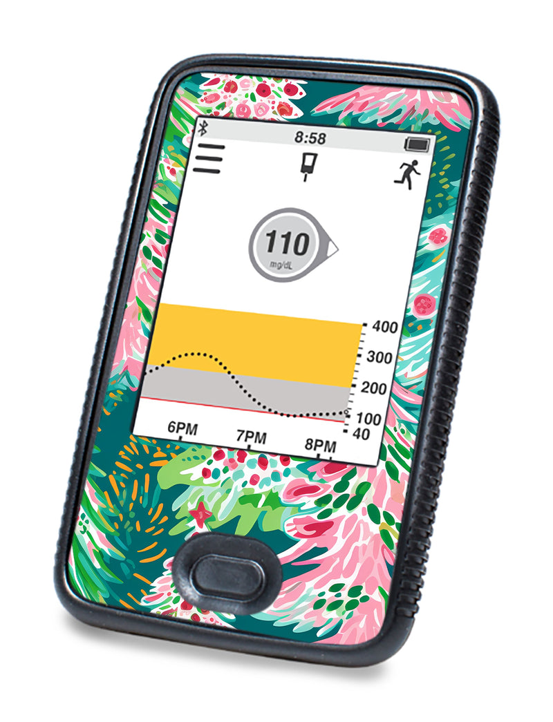 Festive Forest Dexcom G6 Touchscreen Receiver Sticker - Pump Peelz Festive Forest Dexcom G6 Touchscreen Receiver Sticker - Pump Peelz