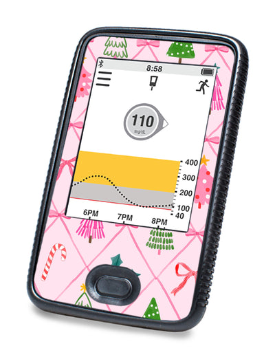 Coquette Christmas Dexcom G6 Touchscreen Receiver Sticker - Pump Peelz Coquette Christmas Dexcom G6 Touchscreen Receiver Sticker - Pump Peelz
