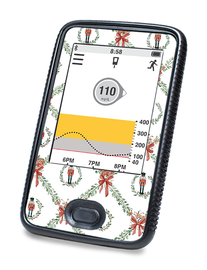 Nutcracker Noel Dexcom G6 Touchscreen Receiver Sticker - Pump Peelz Nutcracker Noel Dexcom G6 Touchscreen Receiver Sticker - Pump Peelz