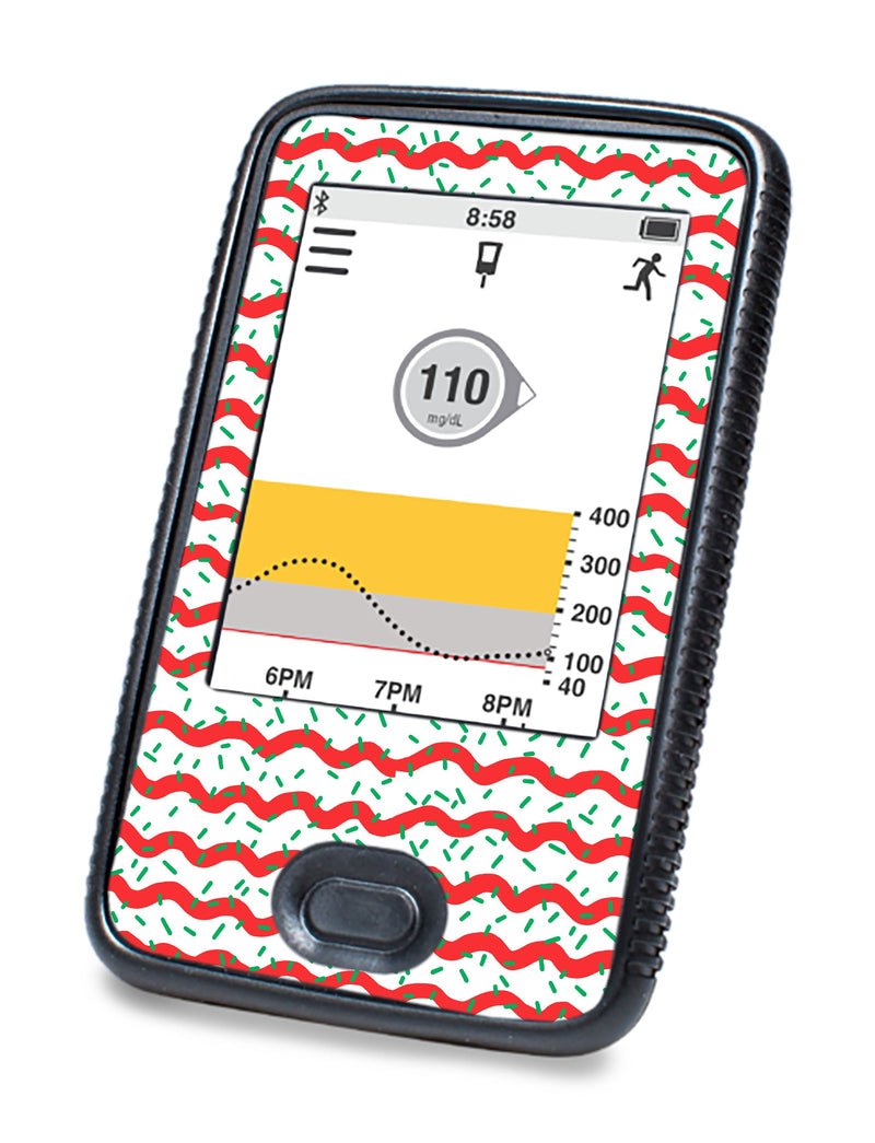 Christmas Icing Dexcom G6 Touchscreen Receiver Sticker - Pump Peelz Christmas Icing Dexcom G6 Touchscreen Receiver Sticker - Pump Peelz