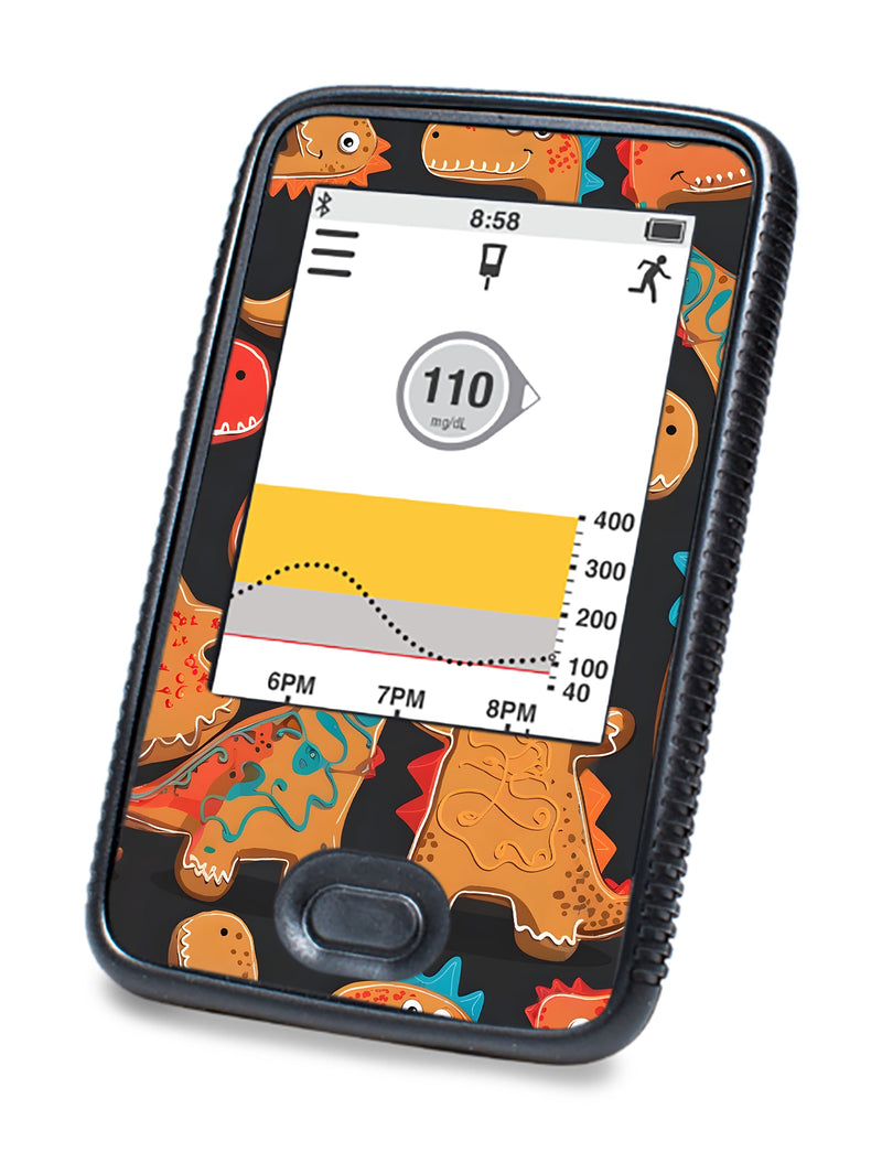 Jurassic Gingerbread Dexcom G6 Touchscreen Receiver Sticker - Pump Peelz Jurassic Gingerbread Dexcom G6 Touchscreen Receiver Sticker - Pump Peelz