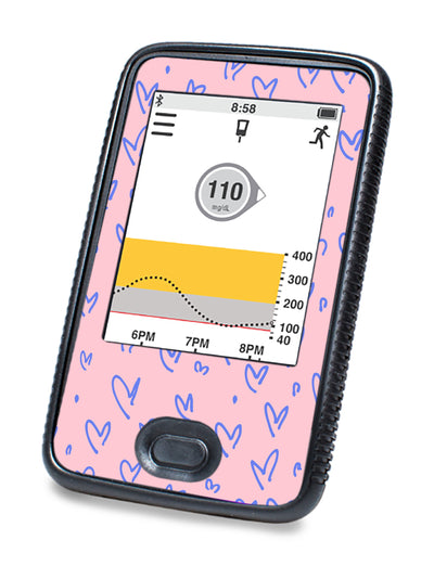 Love Language Dexcom G6 Touchscreen Receiver Sticker - Pump Peelz Love Language Dexcom G6 Touchscreen Receiver Sticker - Pump Peelz