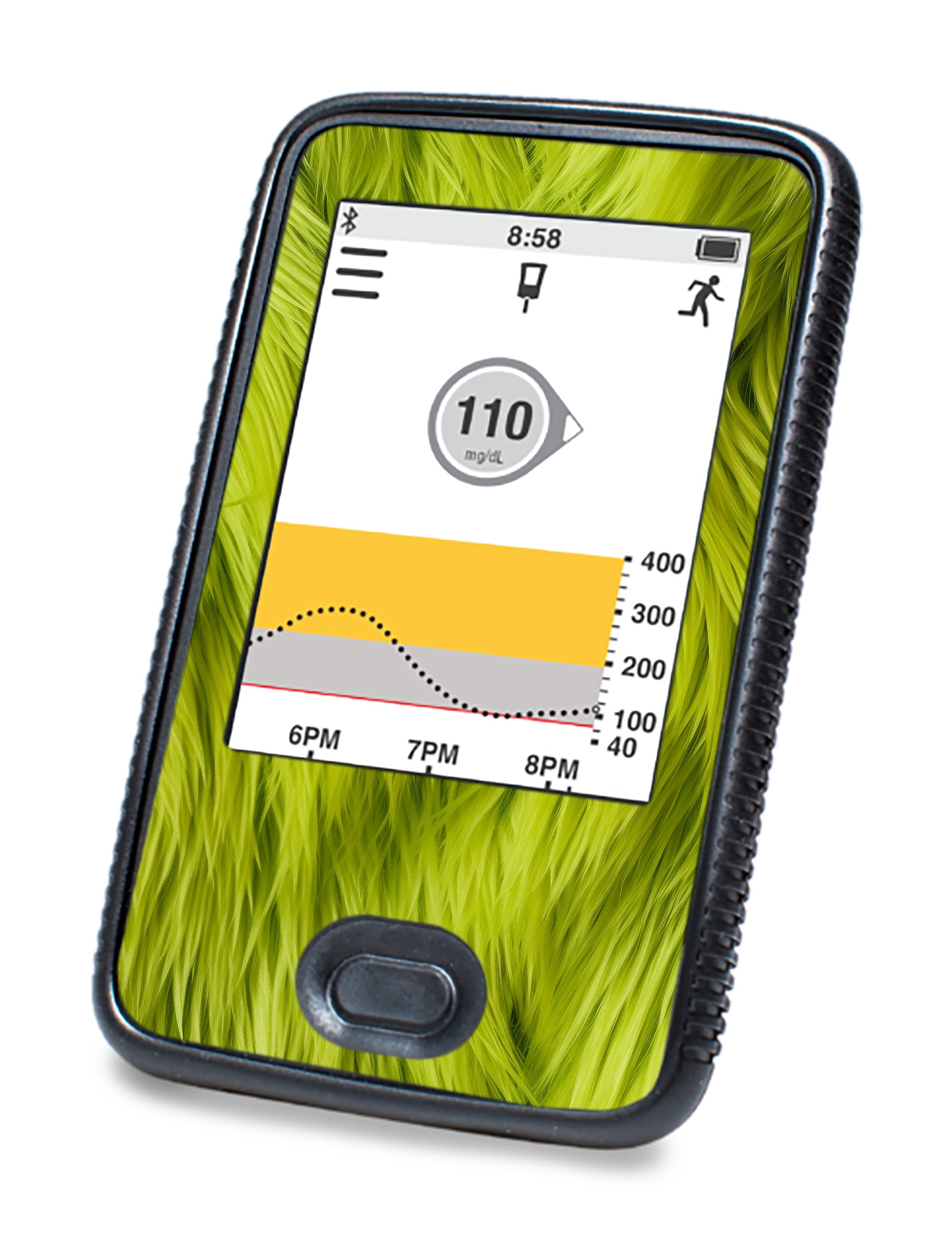 Green Fur Sticker for DEXCOM G6 Touchscreen Receiver Green Fur Sticker for DEXCOM G6 Touchscreen Receiver