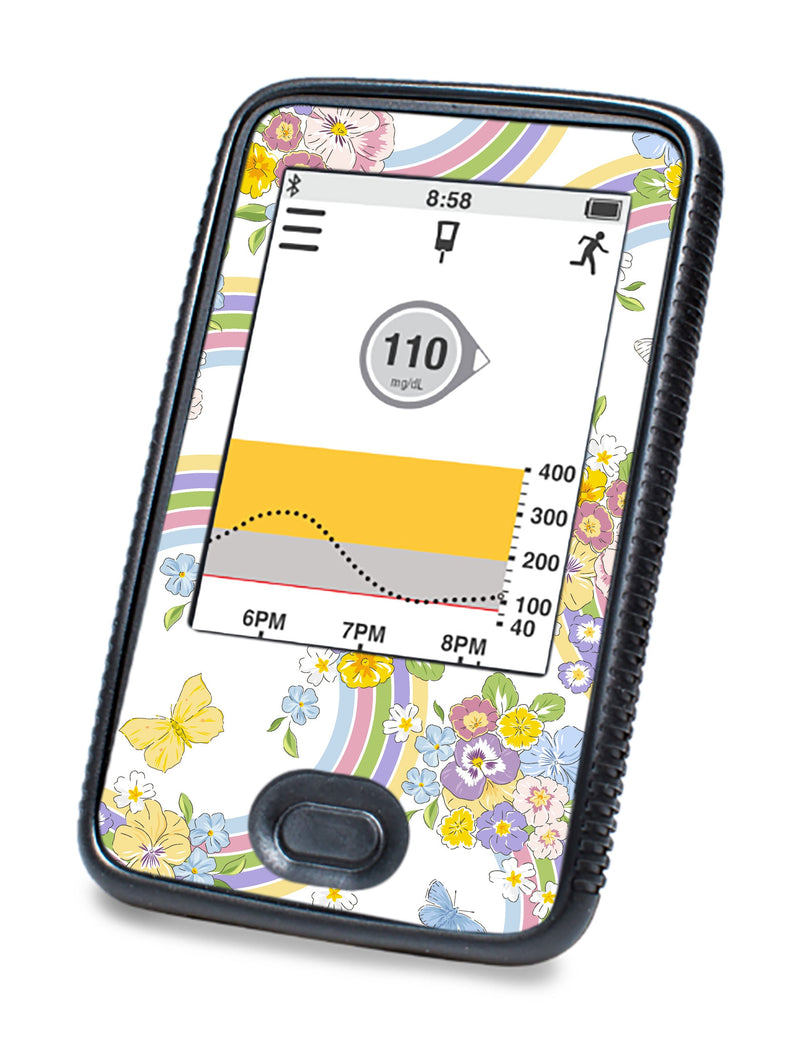 Rainbow Blooms DEXCOM G6 Touchscreen Receiver Rainbow Blooms DEXCOM G6 Touchscreen Receiver