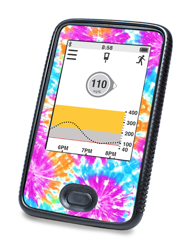 Neon Tie Dye DEXCOM G6 Touchscreen Receiver Neon Tie Dye DEXCOM G6 Touchscreen Receiver