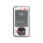 Holly Jolly Ribbon Dexcom G7 and G6 Touchscreen Receiver Sticker - Pump Peelz Holly Jolly Ribbon Dexcom G7 and G6 Touchscreen Receiver Sticker - Pump Peelz
