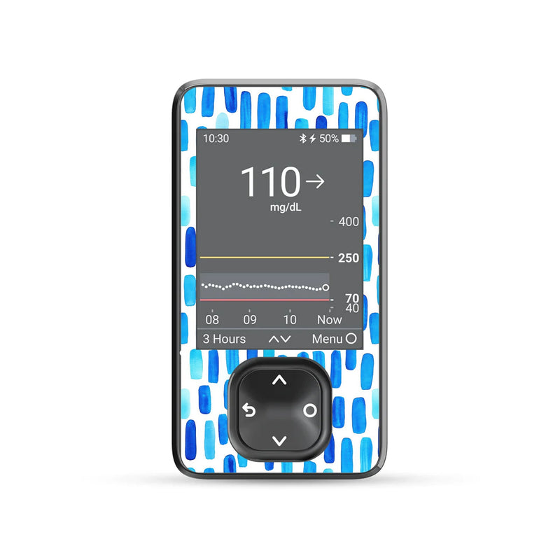 Level Lines Dexcom G7 and G6 Touchscreen Receiver Sticker - Pump Peelz Level Lines Dexcom G7 and G6 Touchscreen Receiver Sticker - Pump Peelz