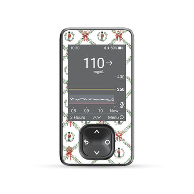 Nutcracker Noel Dexcom G7 and G6 Touchscreen Receiver Sticker - Pump Peelz Nutcracker Noel Dexcom G7 and G6 Touchscreen Receiver Sticker - Pump Peelz