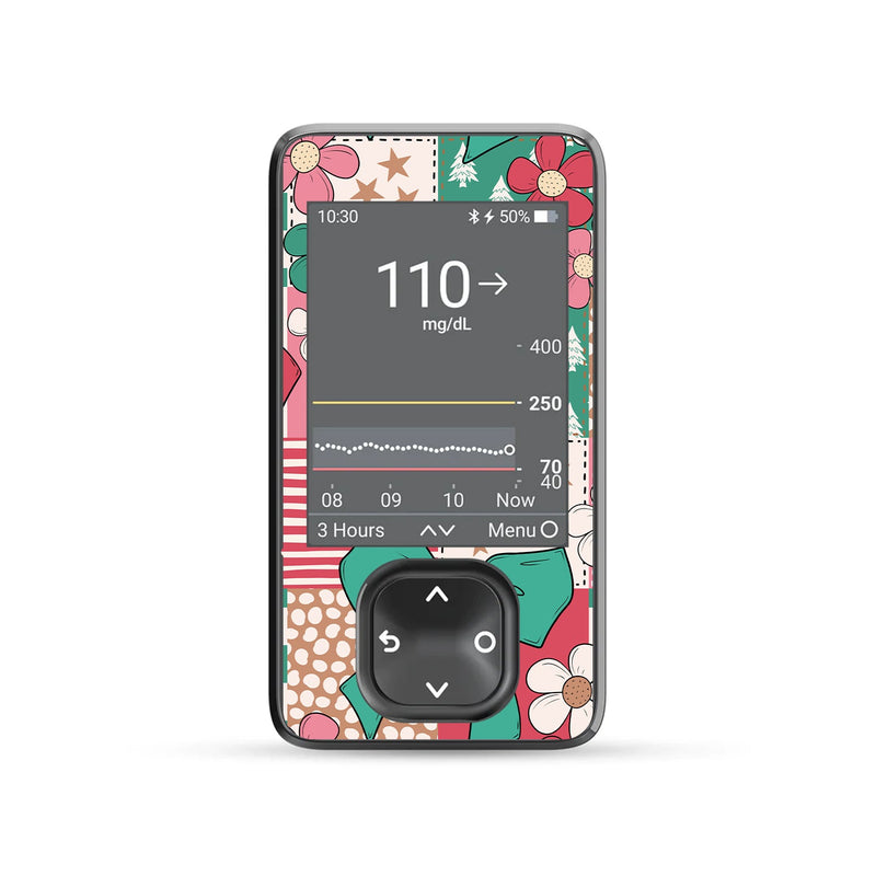 Merry Coquette Dexcom G7 and G6 Touchscreen Receiver Sticker - Pump Peelz Merry Coquette Dexcom G7 and G6 Touchscreen Receiver Sticker - Pump Peelz