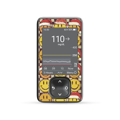 Merry Mischief Dexcom G7 and G6 Touchscreen Receiver Sticker - Pump Peelz Merry Mischief Dexcom G7 and G6 Touchscreen Receiver Sticker - Pump Peelz