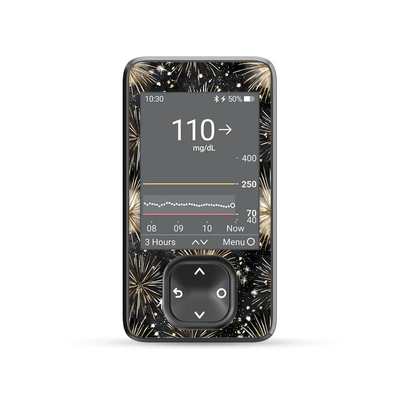 Fireworks DEXCOM G7 and G6 Touchscreen Receiver Sticker Fireworks DEXCOM G7 and G6 Touchscreen Receiver Sticker