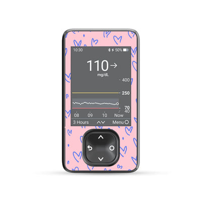 Love Language Dexcom G7 and G6 Touchscreen Receiver Sticker - Pump Peelz Love Language Dexcom G7 and G6 Touchscreen Receiver Sticker - Pump Peelz