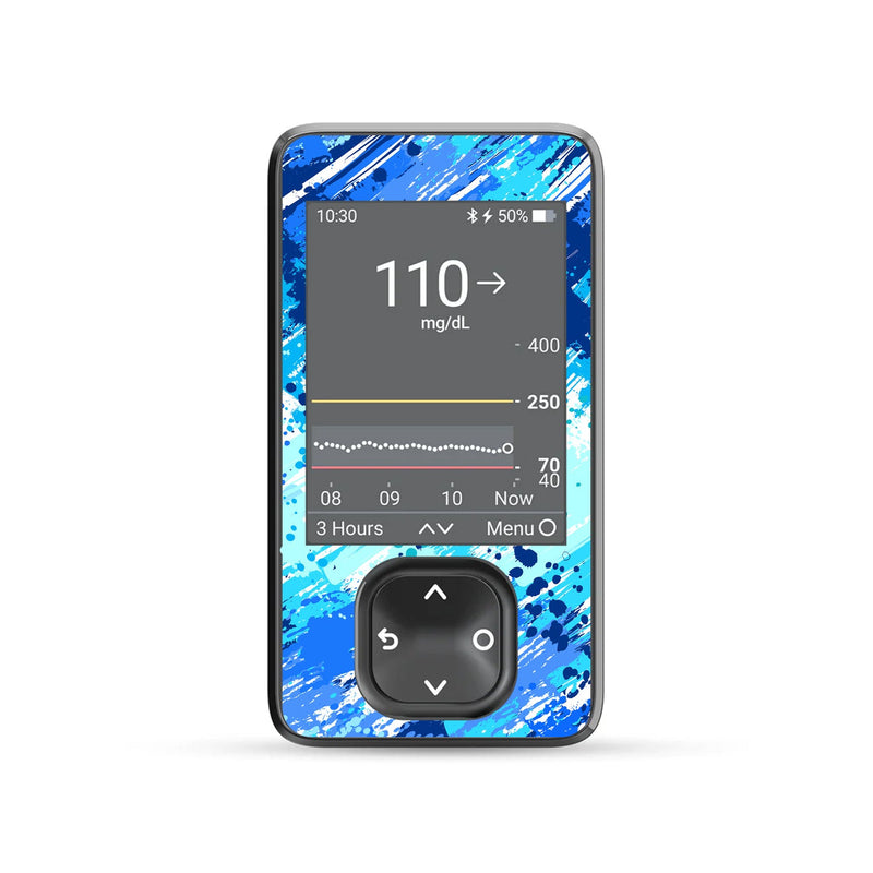 Beta Blue Sticker for DEXCOM G7 and G6 Touchscreen Receiver Sticker Beta Blue Sticker for DEXCOM G7 and G6 Touchscreen Receiver Sticker