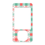 Peppermint Plaid Dexcom G7 and G6 Touchscreen Receiver Sticker - Pump Peelz Peppermint Plaid Dexcom G7 and G6 Touchscreen Receiver Sticker - Pump Peelz
