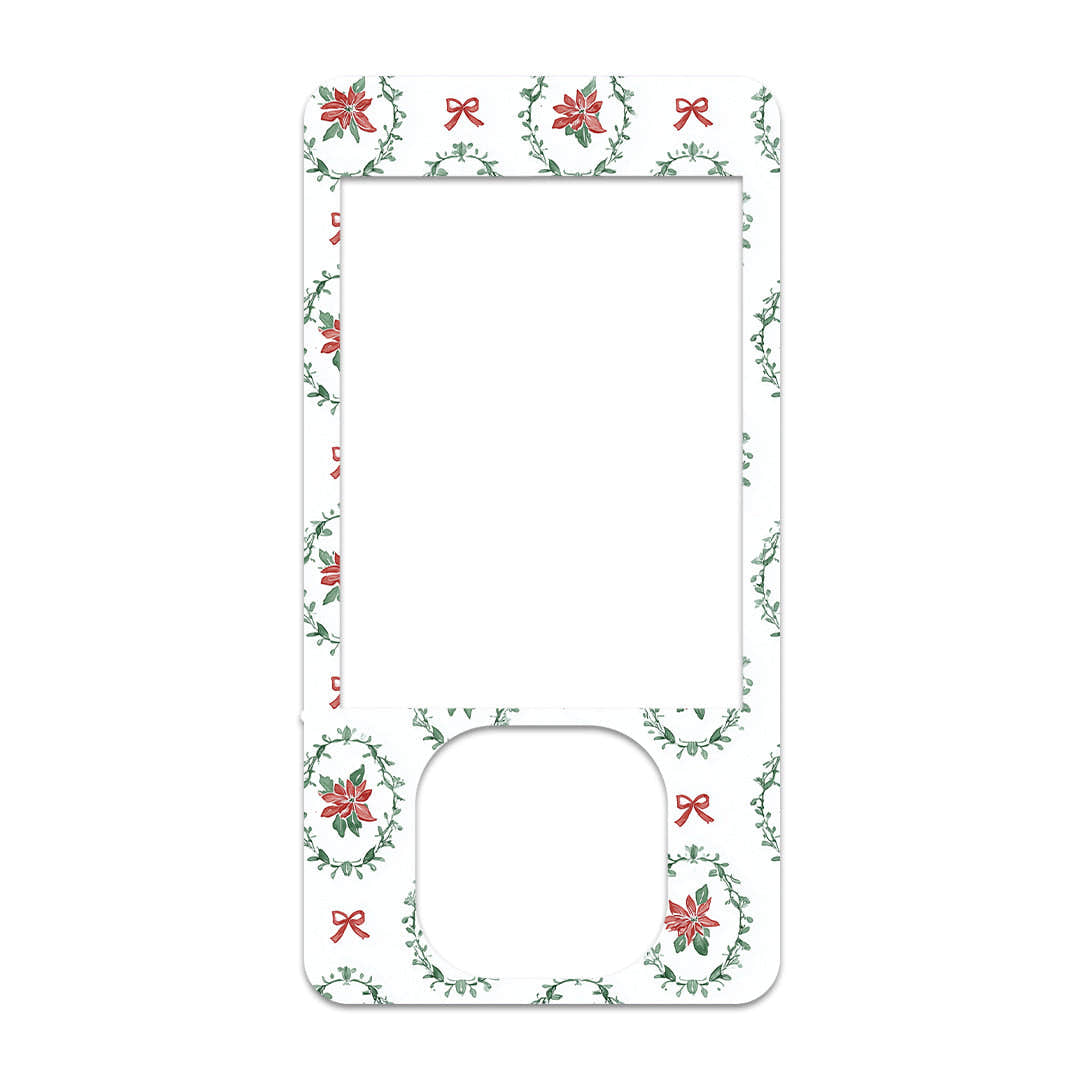 Poinsettia Parade Dexcom G7 and G6 Touchscreen Receiver Sticker - Pump Peelz Poinsettia Parade Dexcom G7 and G6 Touchscreen Receiver Sticker - Pump Peelz