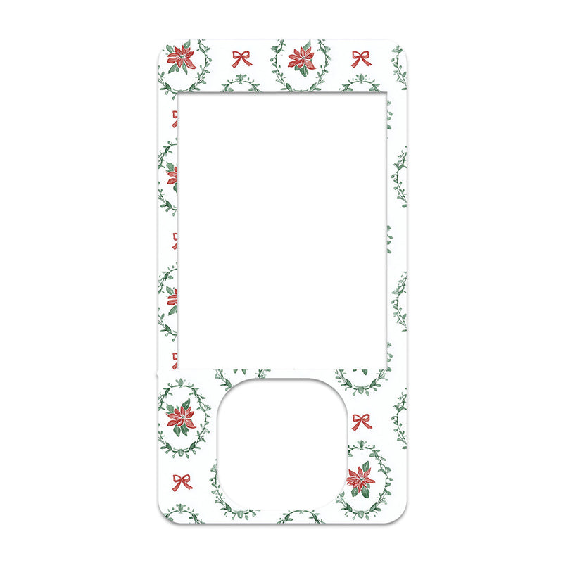 Poinsettia Parade Dexcom G7 and G6 Touchscreen Receiver Sticker - Pump Peelz Poinsettia Parade Dexcom G7 and G6 Touchscreen Receiver Sticker - Pump Peelz