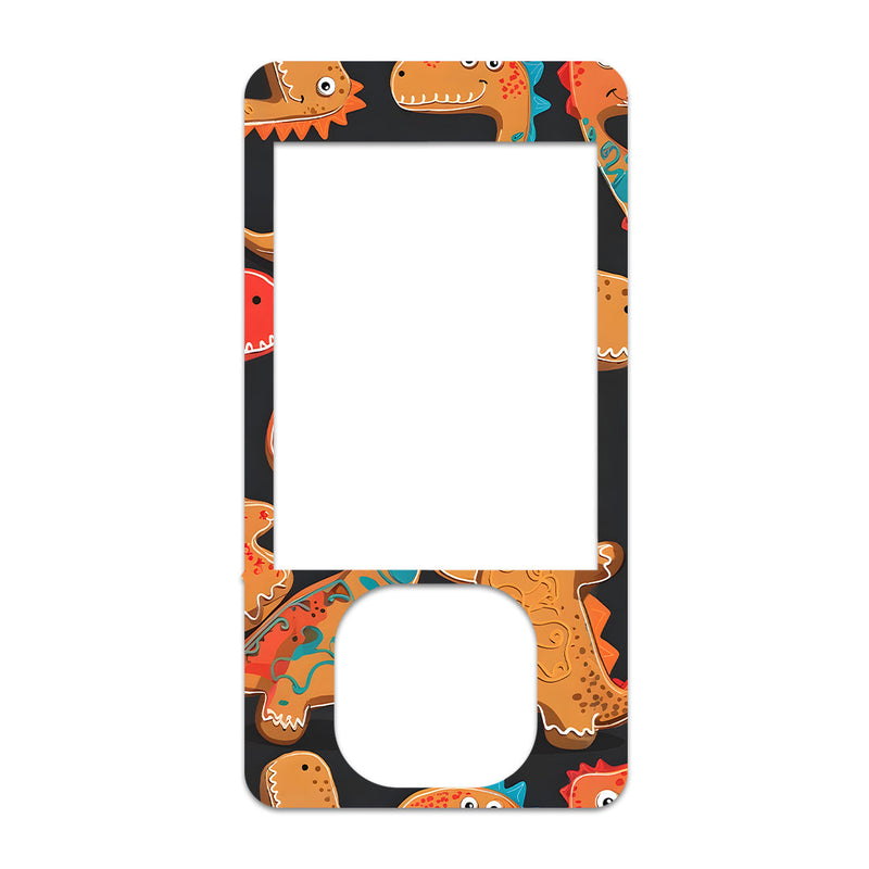 Jurassic Gingerbread Dexcom G7 and G6 Touchscreen Receiver Sticker - Pump Peelz Jurassic Gingerbread Dexcom G7 and G6 Touchscreen Receiver Sticker - Pump Peelz