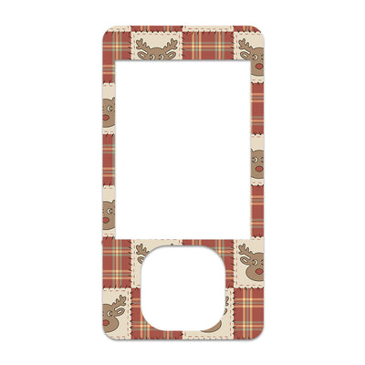 Rustic Reindeer Dexcom G7 and G6 Touchscreen Receiver Sticker - Pump Peelz Rustic Reindeer Dexcom G7 and G6 Touchscreen Receiver Sticker - Pump Peelz