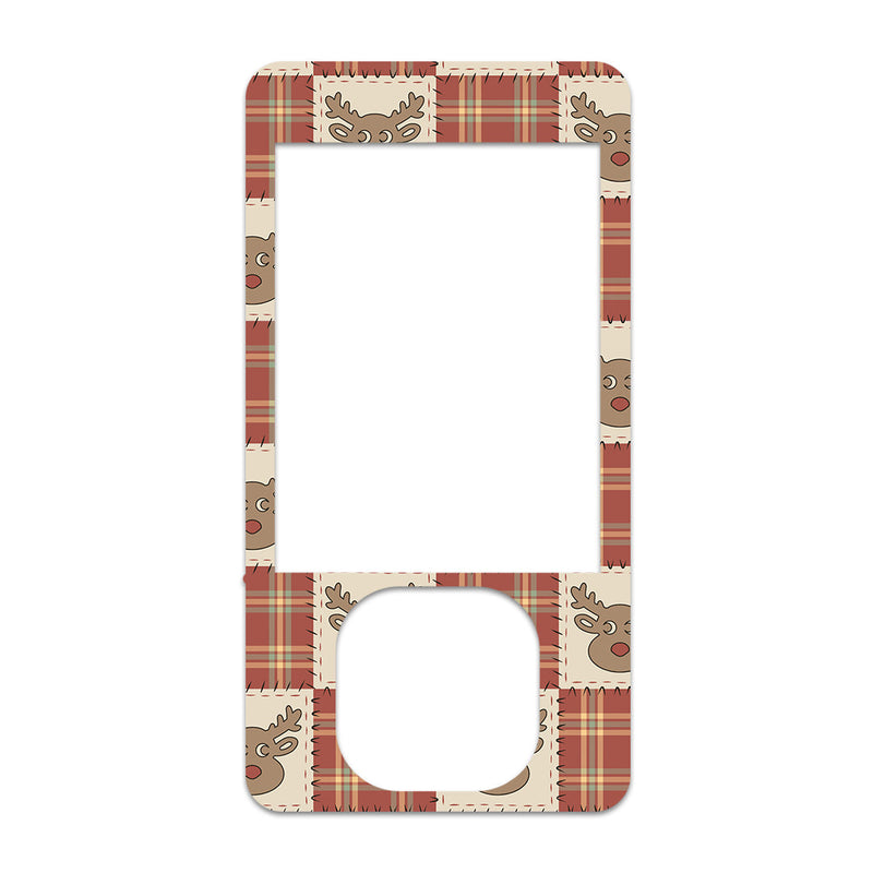 Rustic Reindeer Dexcom G7 and G6 Touchscreen Receiver Sticker - Pump Peelz Rustic Reindeer Dexcom G7 and G6 Touchscreen Receiver Sticker - Pump Peelz