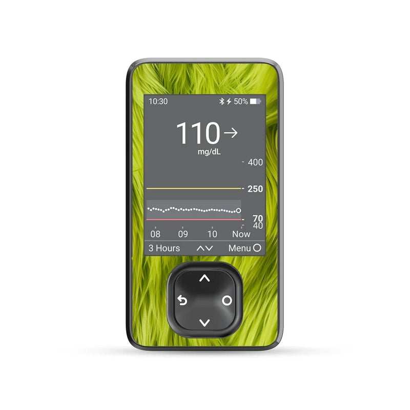 Green Fur Sticker for DEXCOM G7 and G6 Touchscreen Receiver Sticker Green Fur Sticker for DEXCOM G7 and G6 Touchscreen Receiver Sticker