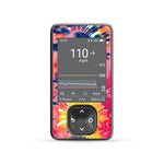 Summer Tie Dye DEXCOM G7 and G6 Touchscreen Receiver Sticker Summer Tie Dye DEXCOM G7 and G6 Touchscreen Receiver Sticker