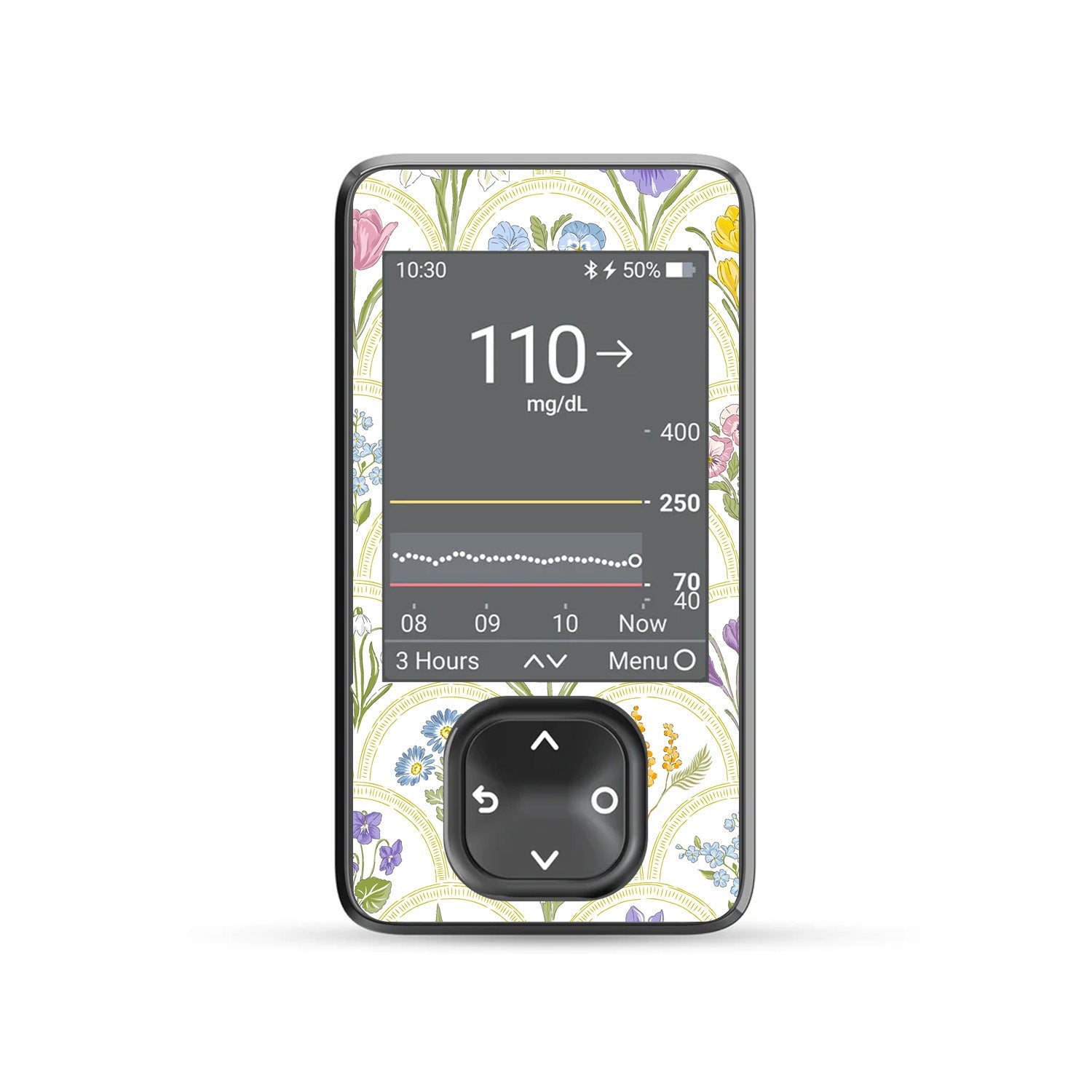 Garden Arches DEXCOM G7 and G6 Touchscreen Receiver Sticker Garden Arches DEXCOM G7 and G6 Touchscreen Receiver Sticker