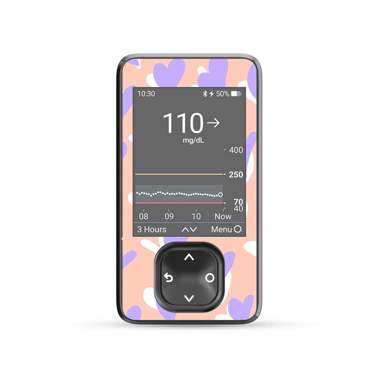 Lavender Love DEXCOM G7 and G6 Touchscreen Receiver Sticker Lavender Love DEXCOM G7 and G6 Touchscreen Receiver Sticker