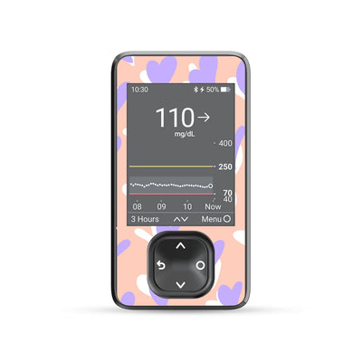 Lavender Love DEXCOM G7 and G6 Touchscreen Receiver Sticker Lavender Love DEXCOM G7 and G6 Touchscreen Receiver Sticker