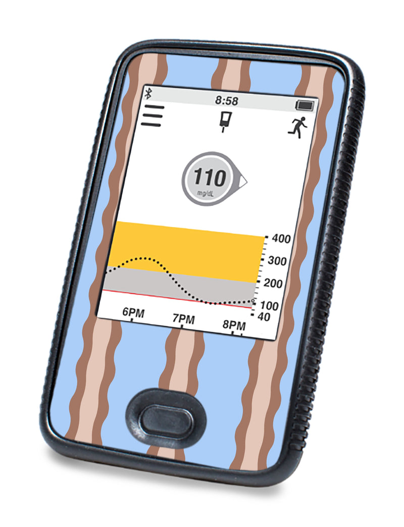 Boardwalk Waves Dexcom G6 Touchscreen Receiver Sticker - Pump Peelz Boardwalk Waves Dexcom G6 Touchscreen Receiver Sticker - Pump Peelz