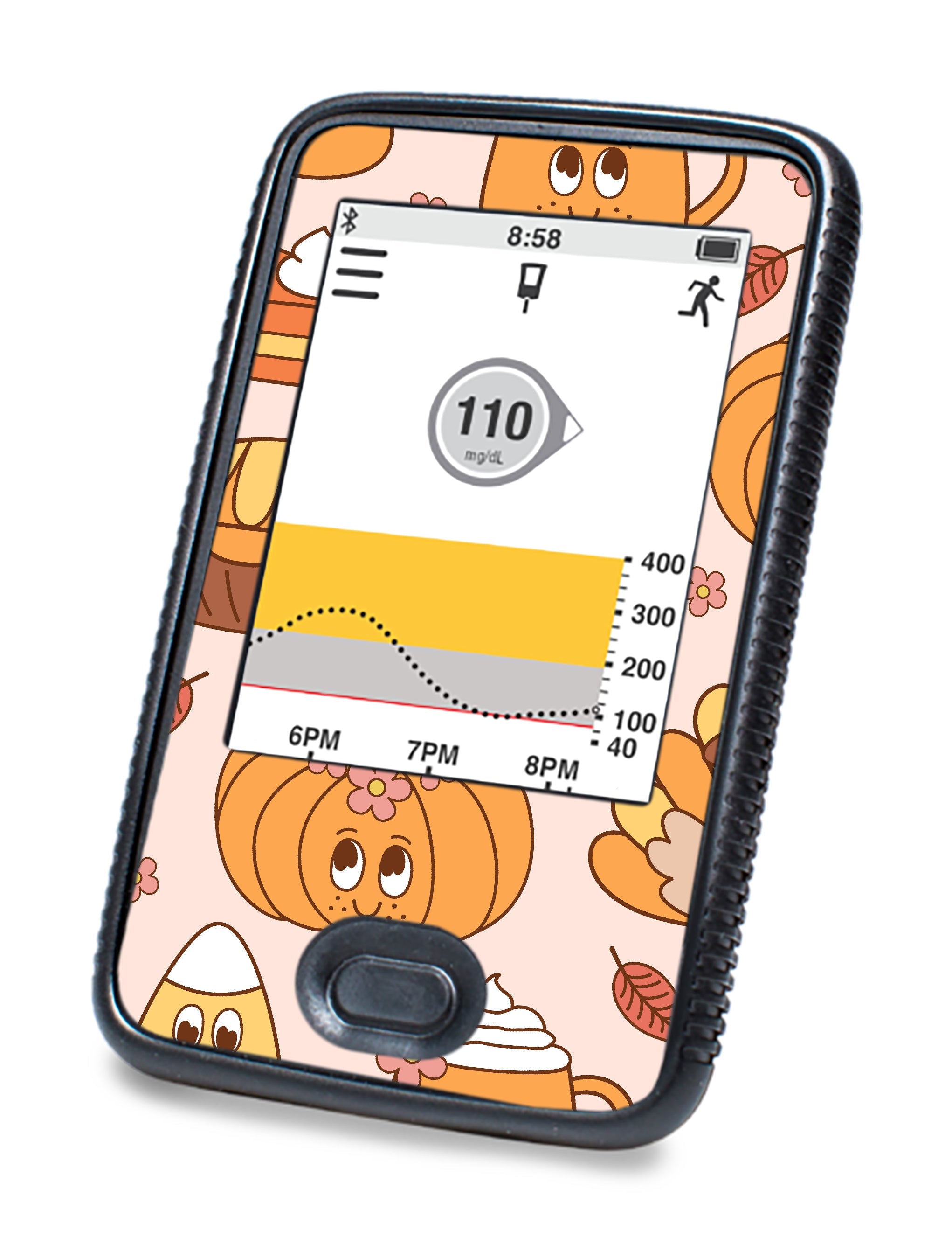 Cozy Harvest Dexcom G6 Touchscreen Receiver Sticker - Pump Peelz Cozy Harvest Dexcom G6 Touchscreen Receiver Sticker - Pump Peelz