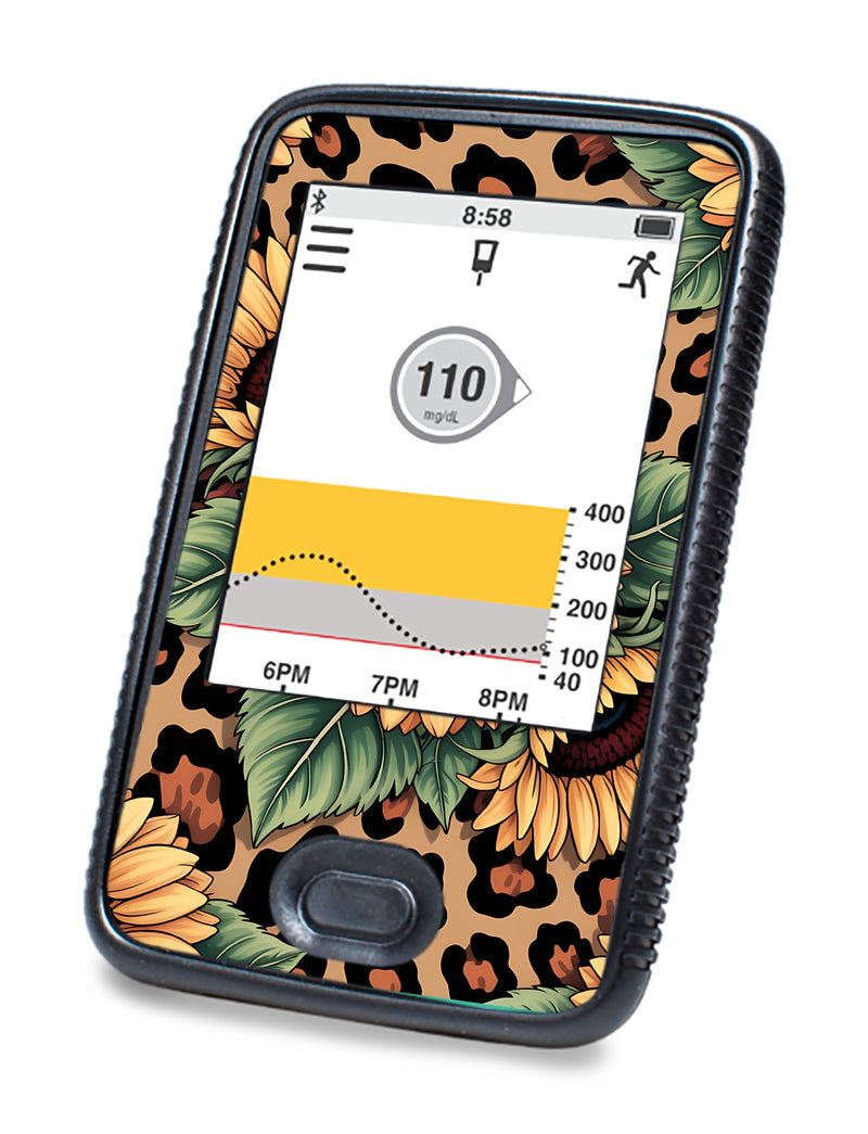 Wild Sunflower Dexcom G6 Touchscreen Receiver Sticker - Pump Peelz Wild Sunflower Dexcom G6 Touchscreen Receiver Sticker - Pump Peelz