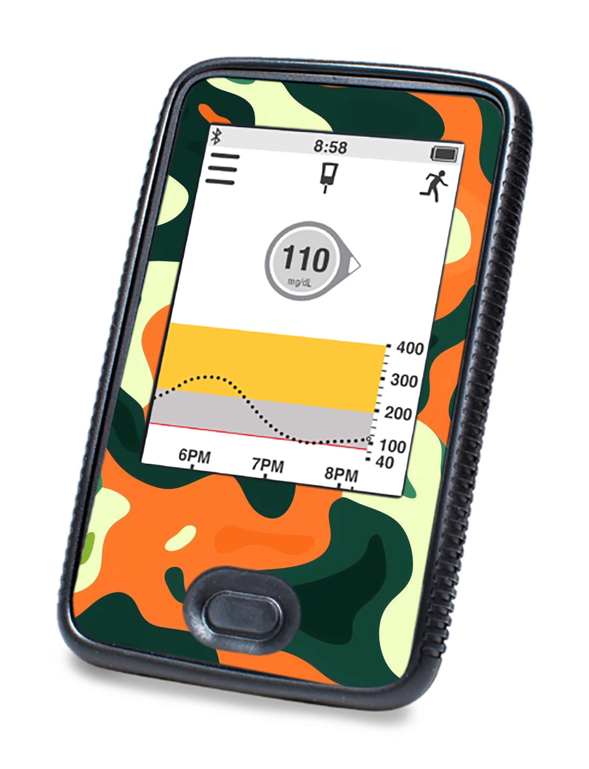Wild Current Dexcom G6 Touchscreen Receiver Sticker - Pump Peelz Wild Current Dexcom G6 Touchscreen Receiver Sticker - Pump Peelz