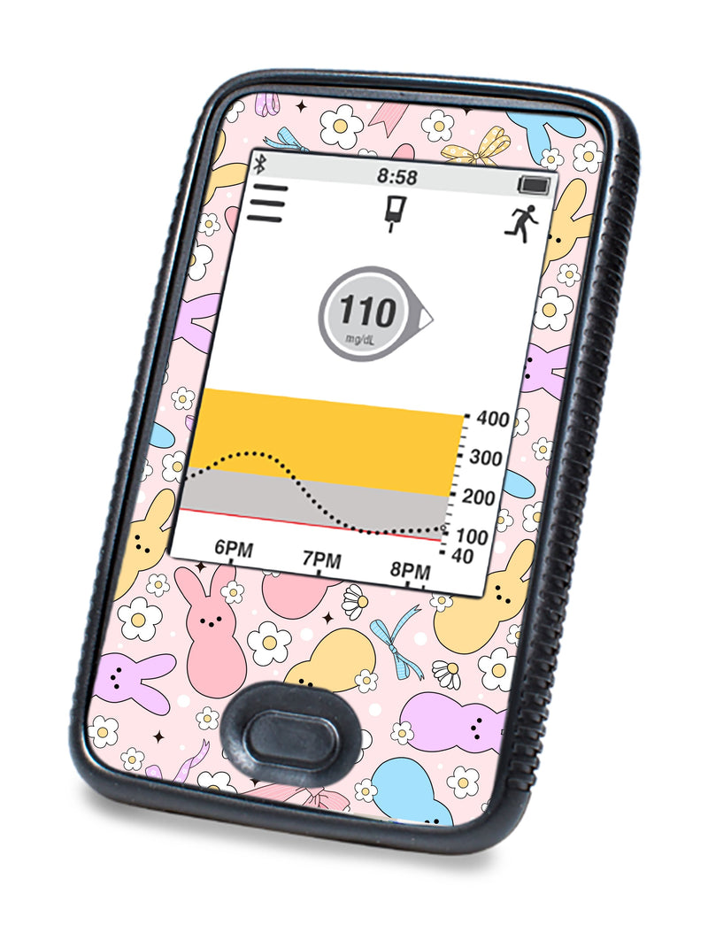 Hoppy Spring Dexcom G6 Touchscreen Receiver Sticker - Pump Peelz Hoppy Spring Dexcom G6 Touchscreen Receiver Sticker - Pump Peelz