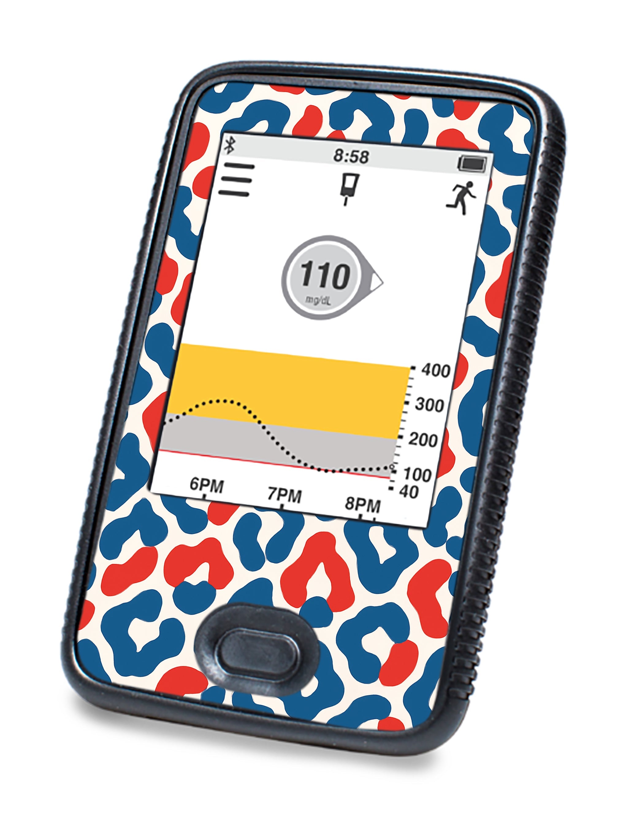 Freedom Fur Dexcom G6 Touchscreen Receiver Sticker - Pump Peelz Freedom Fur Dexcom G6 Touchscreen Receiver Sticker - Pump Peelz