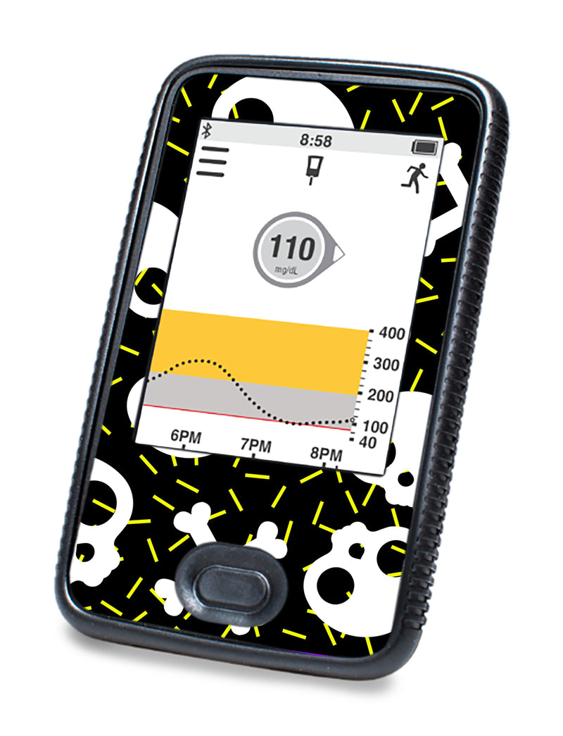 Bone Pop Dexcom G6 Touchscreen Receiver Sticker - Pump Peelz Bone Pop Dexcom G6 Touchscreen Receiver Sticker - Pump Peelz