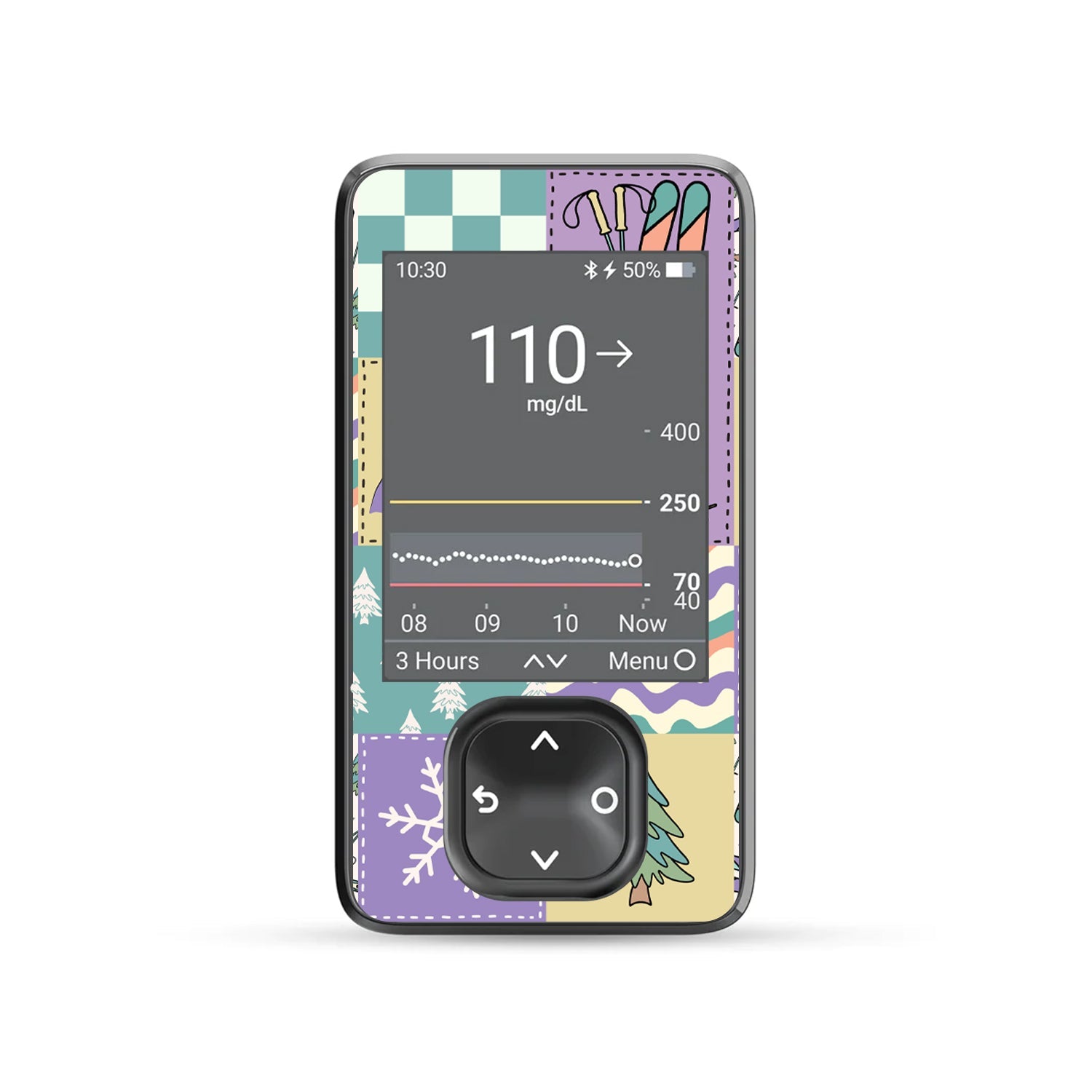 Après Ski Dexcom G7 and G6 Touchscreen Receiver Sticker - Pump Peelz Après Ski Dexcom G7 and G6 Touchscreen Receiver Sticker - Pump Peelz