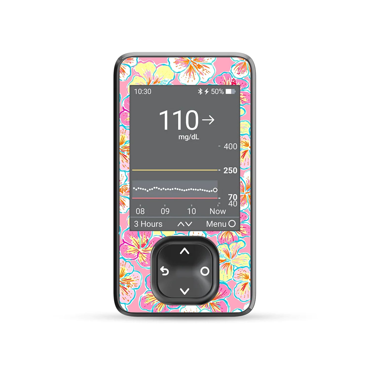 Tropic Crush Dexcom G7 Touchscreen Receiver Sticker - Pump Peelz Tropic Crush Dexcom G7 Touchscreen Receiver Sticker - Pump Peelz
