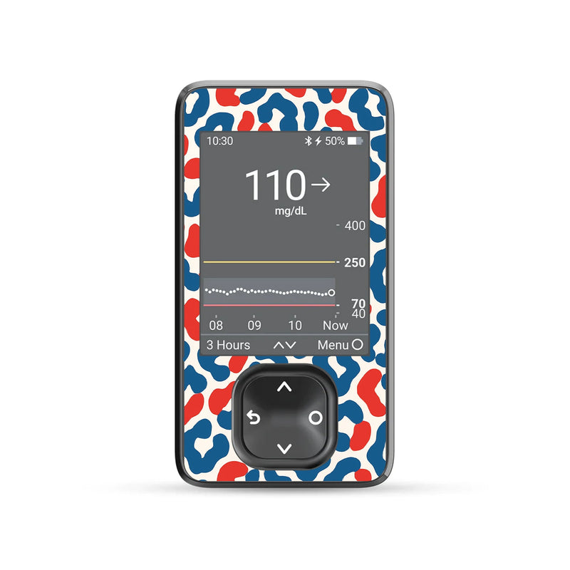 Freedom Fur Dexcom G7 Touchscreen Receiver Sticker - Pump Peelz Freedom Fur Dexcom G7 Touchscreen Receiver Sticker - Pump Peelz