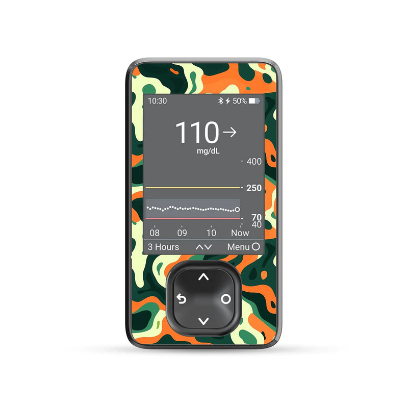 Wild Current Dexcom G7 Touchscreen Receiver Sticker - Pump Peelz Wild Current Dexcom G7 Touchscreen Receiver Sticker - Pump Peelz