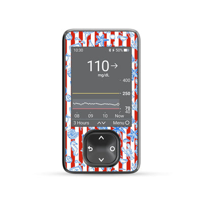 Spritz Parade Dexcom G7 Touchscreen Receiver Sticker - Pump Peelz Spritz Parade Dexcom G7 Touchscreen Receiver Sticker - Pump Peelz