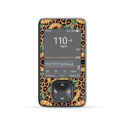 Wild Sunflower Dexcom G7 Touchscreen Receiver Sticker - Pump Peelz Wild Sunflower Dexcom G7 Touchscreen Receiver Sticker - Pump Peelz