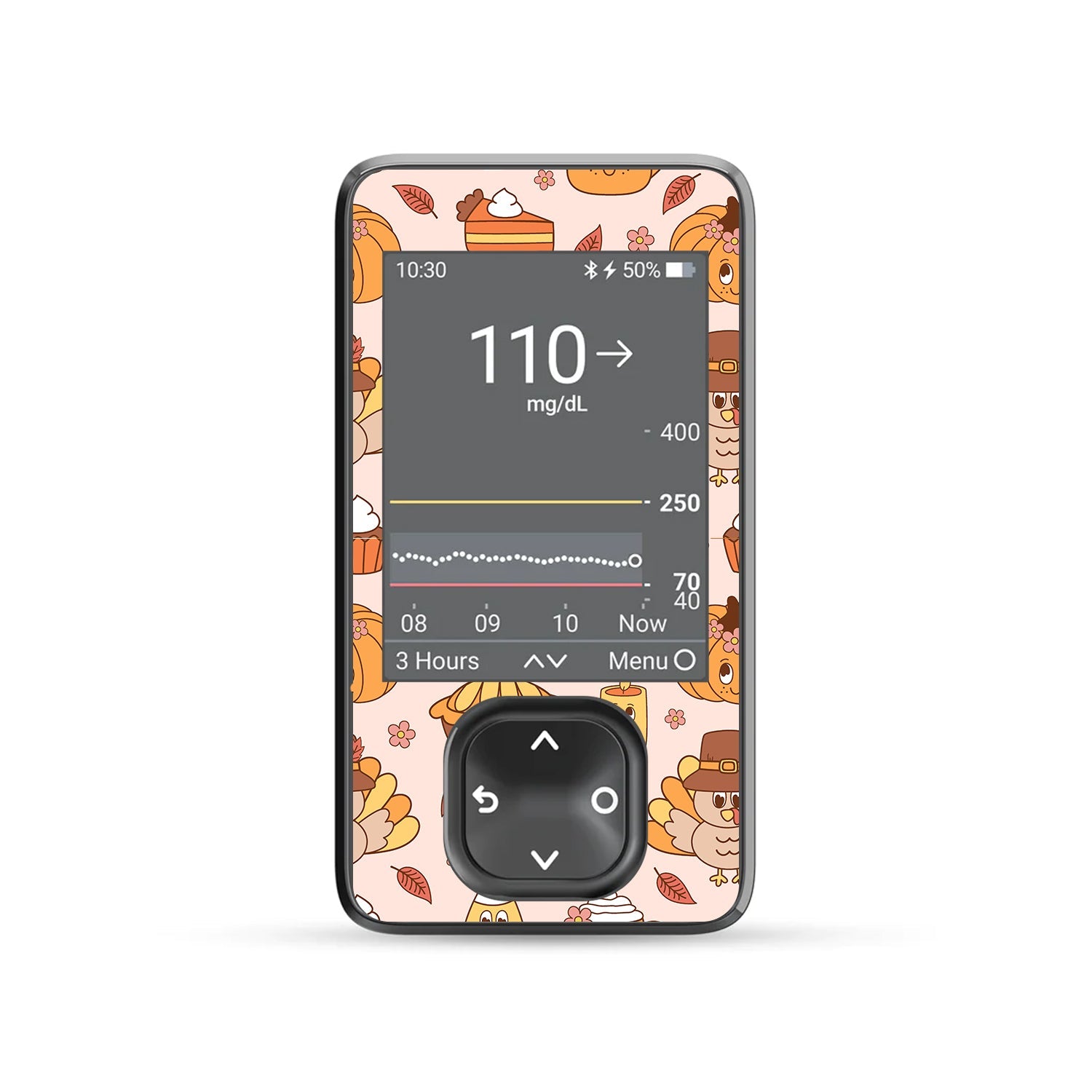 Cozy Harvest Dexcom G7 Touchscreen Receiver Sticker - Pump Peelz Cozy Harvest Dexcom G7 Touchscreen Receiver Sticker - Pump Peelz