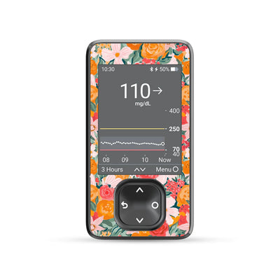 Blush Blossom DEXCOM G7 Touchscreen Receiver Sticker Blush Blossom DEXCOM G7 Touchscreen Receiver Sticker